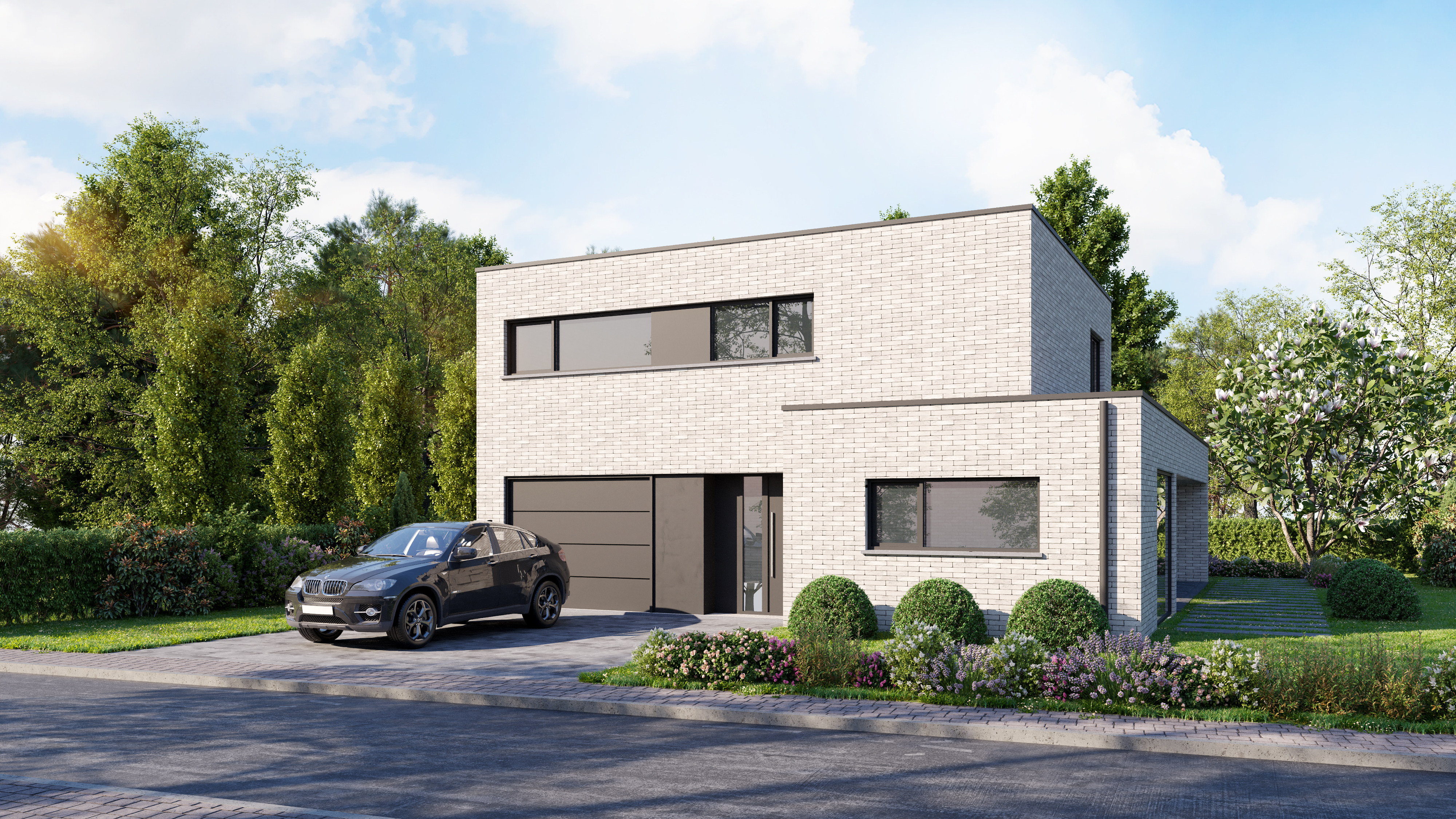 Maison de style moderne